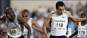 Mbulaeni Mulaudzi wins 800m Oslo Bislett 2005