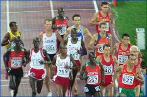 A confident Shaheen bides his time during the Athletics Championships 3000m SteepleChase Final in Helsinki