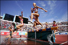 Hicham EL Gurrrouj heats - World Championships Paris 2003 1500m