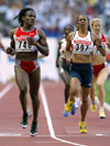 Maria Mutola semis - World Championships Paris 2003 800m