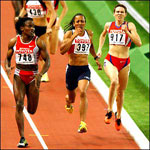 Maria Mutola semis - World Championships Paris 2003 800m