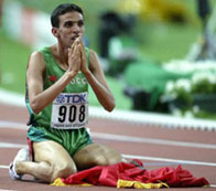 Hicham El Guerrouj Champion - World Championships Paris 2003 1500m