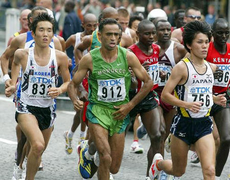 paris2003 - men marathon