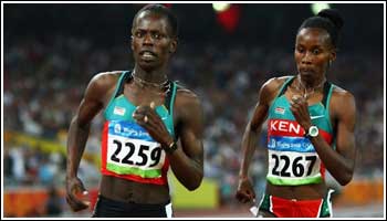 Pamela Jelimo - Janet Jepkosgei Beijing 800m