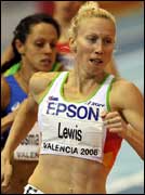 Tamsyn Lewis enroute to Gold in Valencia