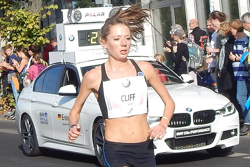 Rachel Cliff going the Marathon distance