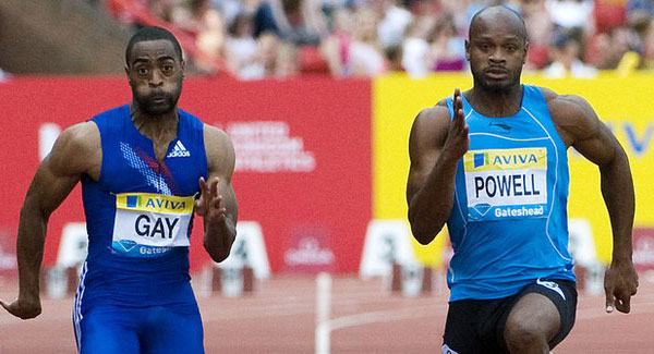 Powell and Gay test positive