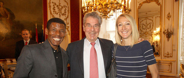 Haile and Paula meet Austrian President