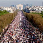 Report Paris Marathon, 7 April 2002 