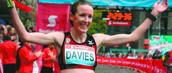Mary Davies wins Toronto Marathon 2012