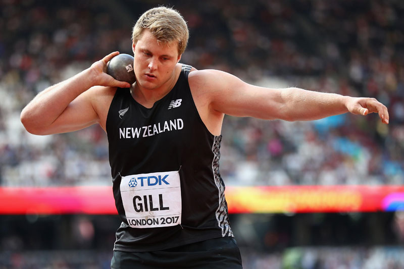 Jacko Gill sets new Shotput personal best of 22.12m