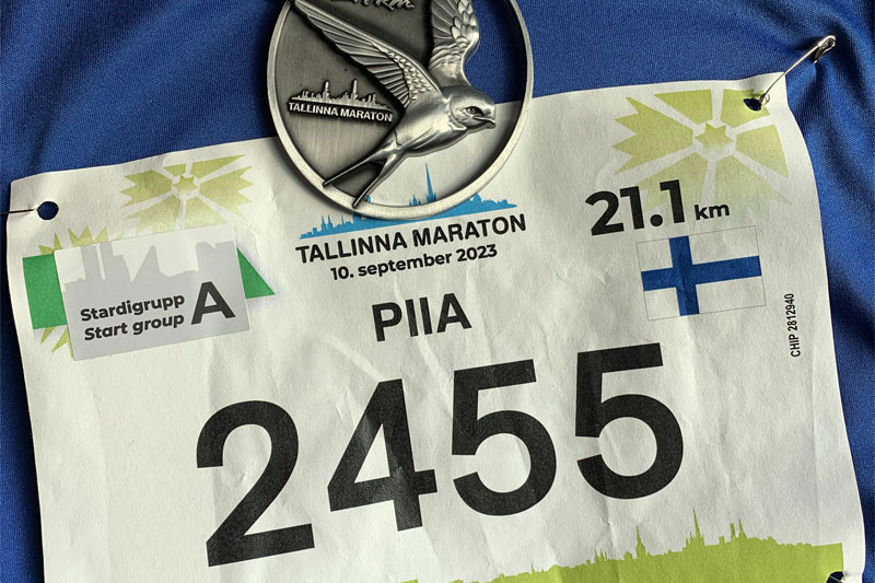 Porukalla Tallinnan Maratonilla