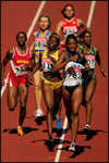 Hazel Clark heats - World Championships Helsinki 2005 800m