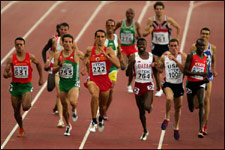 Heat 2 Finish - World Championships Helsinki 2005 1500m