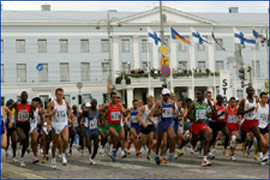 Marathon start - World Championships Helsinki 2005