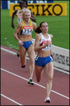 Tatyana Andrianova heats - favourite to win the World Championships Helsinki 2005 800m