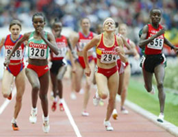 Sprint Finish - World Championships Paris 2003 Women's 5000m