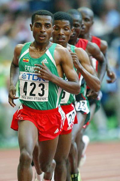 Kenenisa Bekele - World Championships Paris 2003 10000m