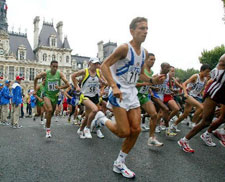 Marathon start - World Championships Paris 2003