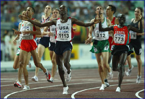 Kenyan dominance continues in the Men's 3000m SteepleChase